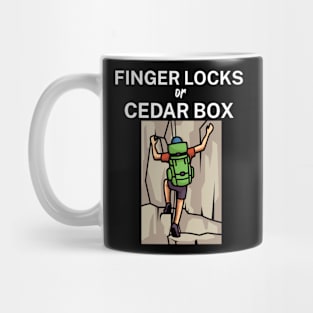 Finger locks or cedar box Mug